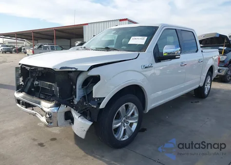2015 Ford F-150 Platinum из США, поврежденный, VIN 1FTEW1CF8FFC93436